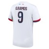Maillot de Foot Paris Saint-Germain Goncalo Ramos 9 Exterieur 2024-25